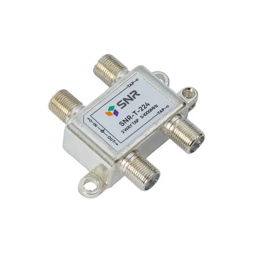 Ответвитель абонентский SNR-T-224, на 2 отвода, вносимое затухание IN-TAP 24dB.