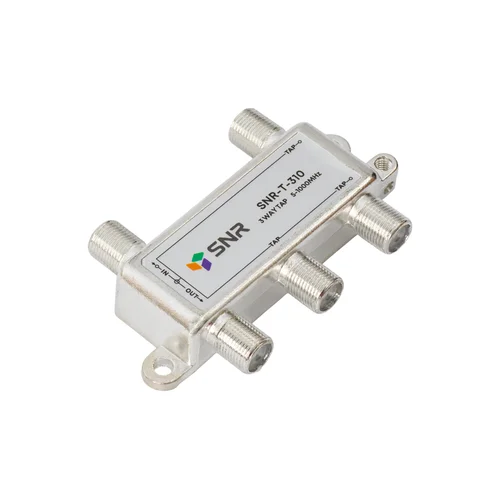 Ответвитель абонентский SNR-T-310, на 3 отвода, вносимое затухание IN-TAP 10dB.