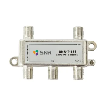 Ответвитель абонентский SNR-T-314 на 3 отвода, вносимое затухание IN-TAP 14dB.