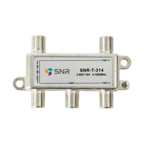 Ответвитель абонентский SNR-T-314 на 3 отвода, вносимое затухание IN-TAP 14dB.