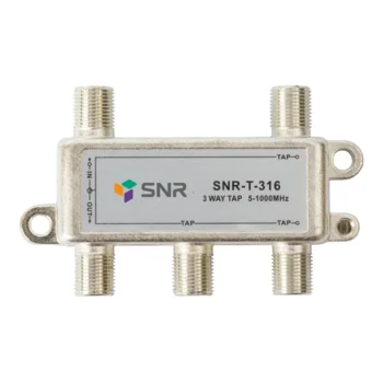 Ответвитель абонентский SNR-T-316, на 3 отвода, вносимое затухание IN-TAP 16dB.