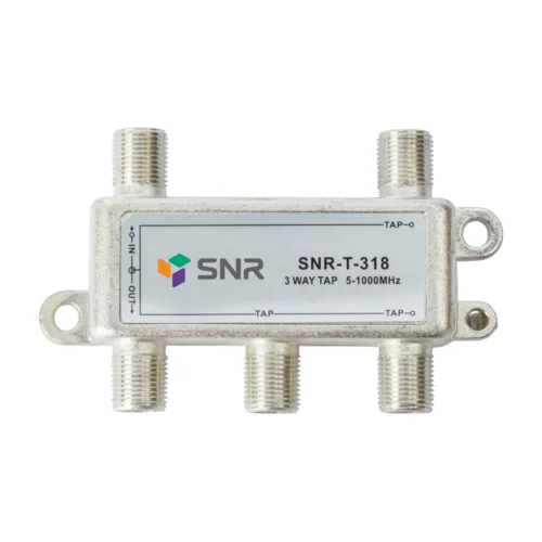 Ответвитель абонентский SNR-T-318 на 3 отвода, вносимое затухание IN-TAP 18dB.