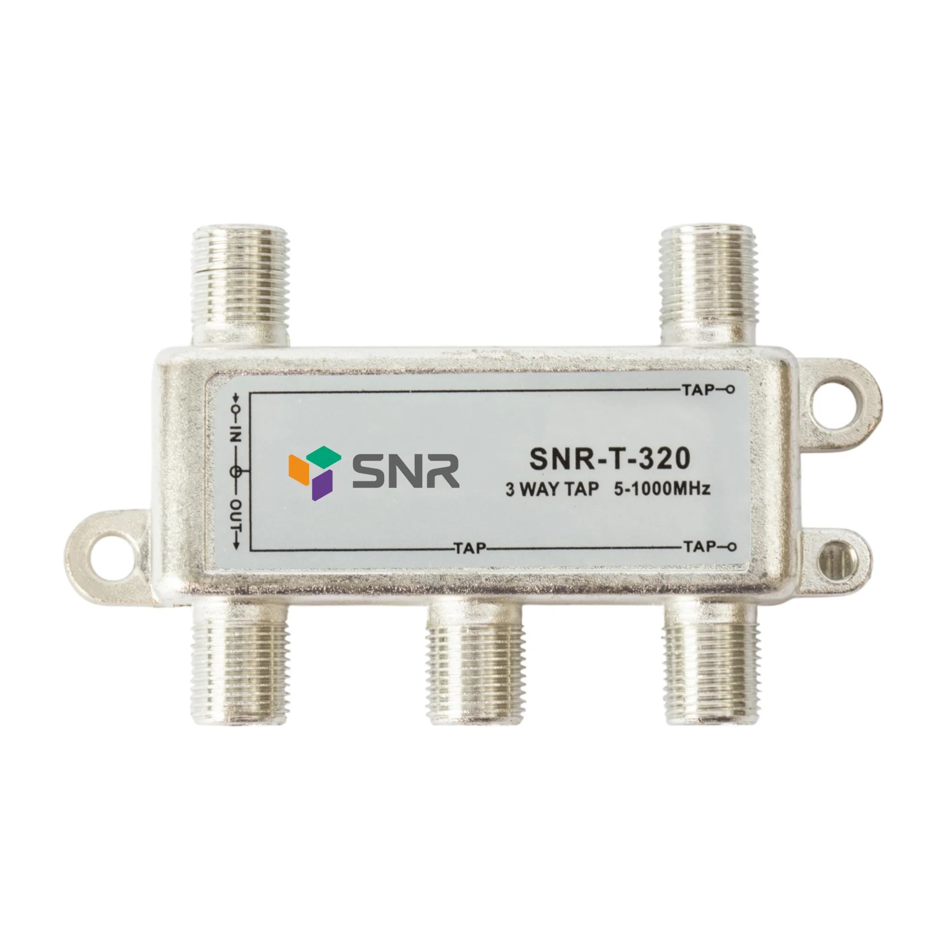 Ответвитель абонентский SNR-T-320, на 3 отвода, вносимое затухание IN-TAP 20dB.
