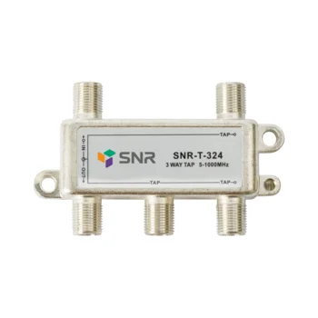 Ответвитель абонентский SNR-T-324, на 3 отвода, вносимое затухание IN-TAP 24dB.