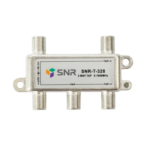Ответвитель абонентский SNR-T-328 на 3 отвода, вносимое затухание IN-TAP 28dB.