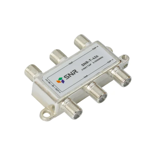 Ответвитель абонентский SNR-T-426, на 4 отвода, вносимое затухание IN-TAP 26dB.