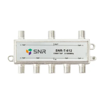 Ответвитель абонентский SNR-T-612, на 6 отводов, вносимое затухание IN-TAP 12dB.