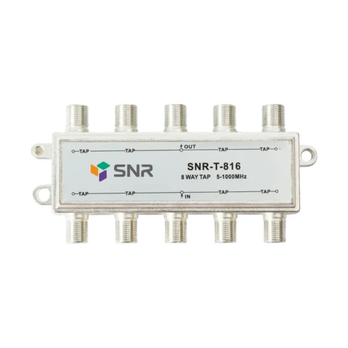 Ответвитель абонентский SNR-T-816 на 8 отводов, вносимое затухание IN-TAP 16dB.