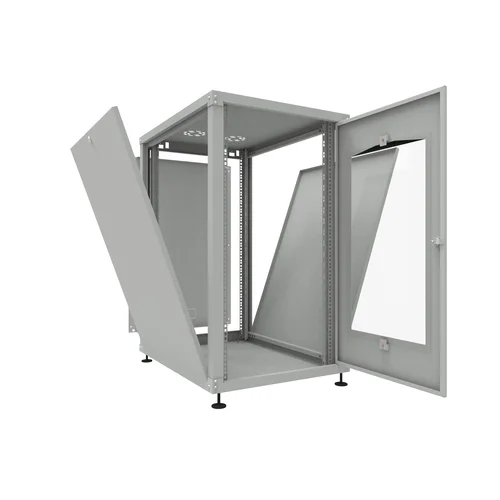 Шкаф телекоммуникационный напольный 22U 600x800мм, серия TFC (SNR-TFC-226080-GN-G) (после теста)