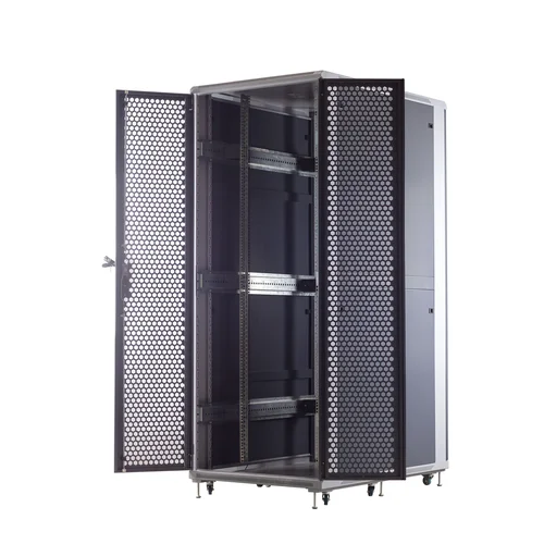 Шкаф телекоммуникационный напольный 42U 800x800мм, серия TFC (SNR-TFC-428080-CPDP-G-SF)