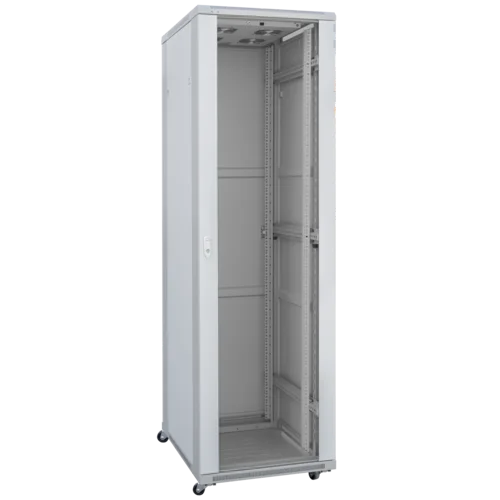 Шкаф телекоммуникационный напольный 47U 600x600мм, серия TFC (SNR-TFC-476060-GS-G)