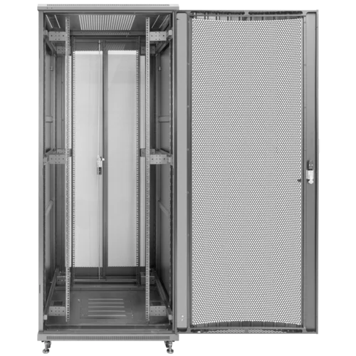 Шкаф телекоммуникационный напольный 47U 800x1000мм, серия TFC (SNR-TFC-478010-CPDP-B) (уценка)