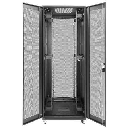 Шкаф телекоммуникационный напольный 47U 800x1000мм, серия TFC (SNR-TFC-478010-CPDP-B) (уценка)
