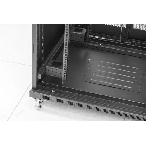 Шкаф телекоммуникационный напольный 47U 800x1000мм, серия TFC (SNR-TFC-478010-CPDP-B) (уценка)