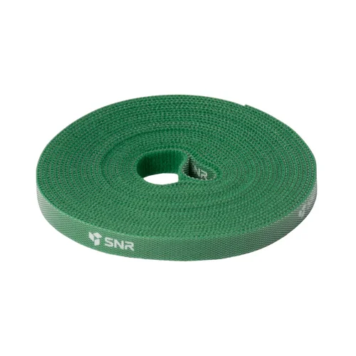 Лента (липучка) в рулоне, ширина 9мм, длина 5 метров, зеленая