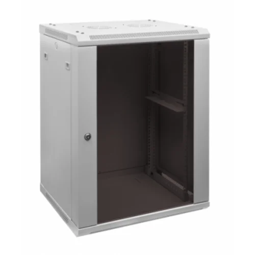 Шкаф телекоммуникационный настенный 12 U 600х650х610 вентилируемый тип.2, дверь стекло