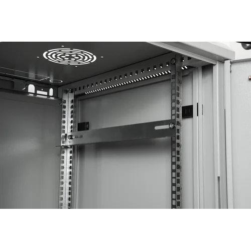 Шкаф телекоммуникационный настенный 12U, 600х600х635 (ШхГхВ) (металлическая дверь)