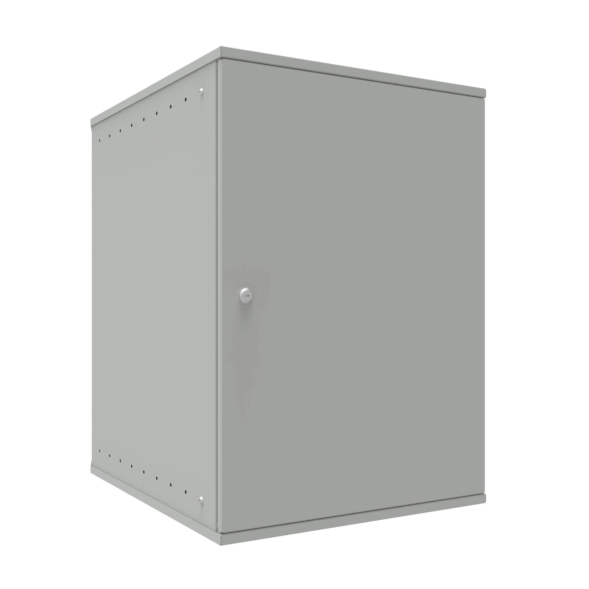 Шкаф телекоммуникационный настенный 15U, 523х600х732мм серия LITE (металлическая дверь)