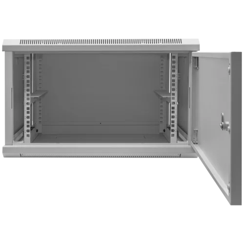 Шкаф телекоммуникационный настенный 6U, 600х450х370мм (металлическая дверь)