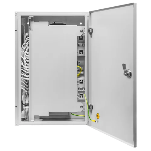 Шкаф телекоммуникационный для узла доступа 600х400x200мм, серия RT с блоком питания (SNR-TWC-604020-RTU-IP30) (после теста)