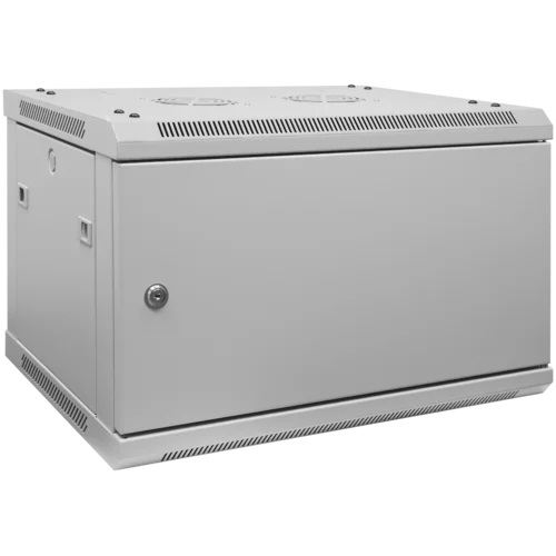 Шкаф телекоммуникационный настенный 9U, 600х450х500мм (металлическая дверь)