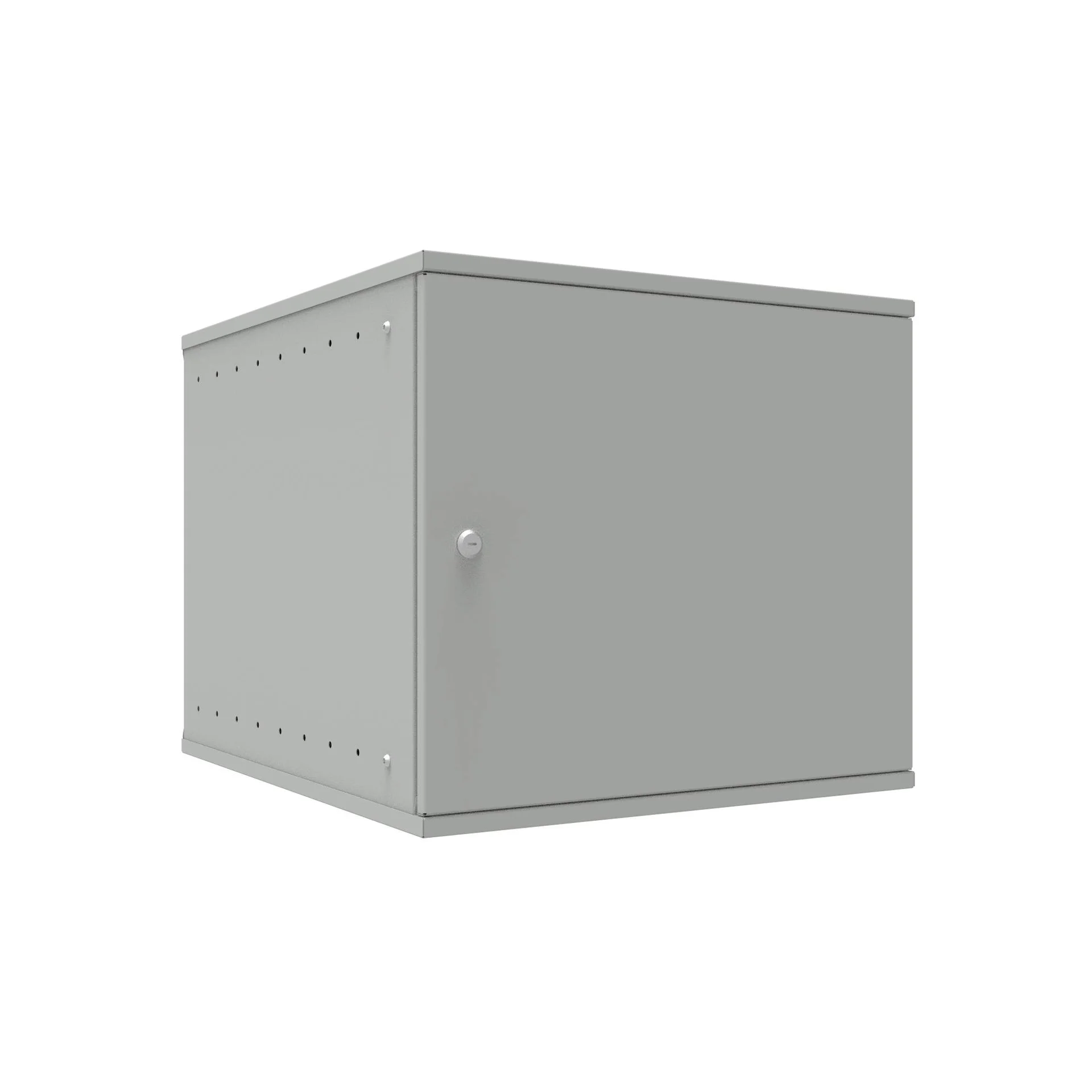 Шкаф телекоммуникационный настенный 9U, 523х600х465мм серия LITE (металлическая дверь)