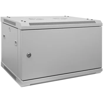 Шкаф телекоммуникационный настенный 9U, 600х450х500 (ШхГхВ) (металлическая дверь)