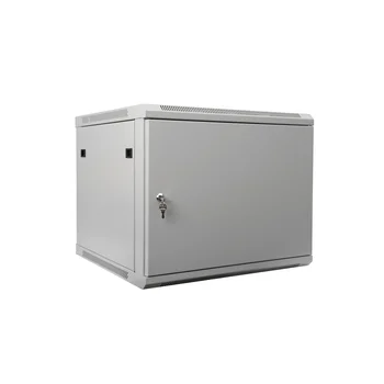 Шкаф телекоммуникационный настенный 9U, 600х600х500 (ШхГхВ) (металлическая дверь)