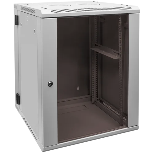 Шкаф телекоммуникационный настенный 12U, 600х550х635мм двухсекционный