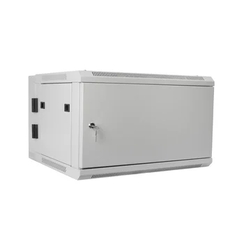 Шкаф телекоммуникационный настенный 6U, 600х550х370мм двухсекционный