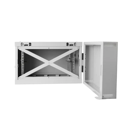 Шкаф телекоммуникационный настенный 6U, 600х550х370мм двухсекционный