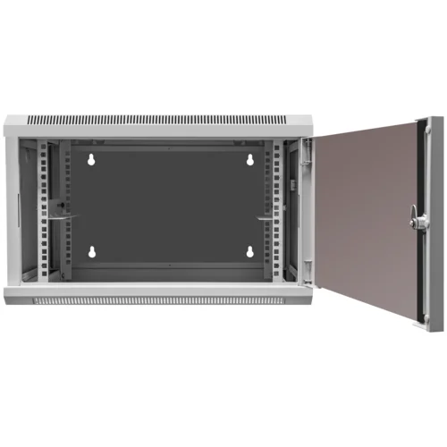 Шкаф телекоммуникационный настенный 6U, 600х550х370мм двухсекционный