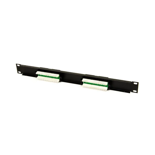 Коммутационная панель SNR, 19" неэкранированная, 1U, 12 портов, cat.5e, горизонтальная заделка