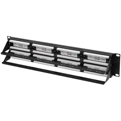 Коммутационная панель SNR, 19" неэкранированная, 2U, 48 портов, cat.6, горизонтальная заделка