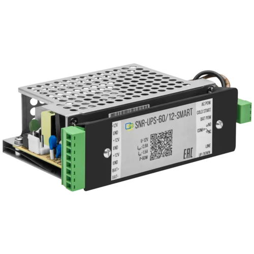 Устройство бесперебойного питания RPS с выходом 12В/60Вт, с функцией мониторинга и холодного старта