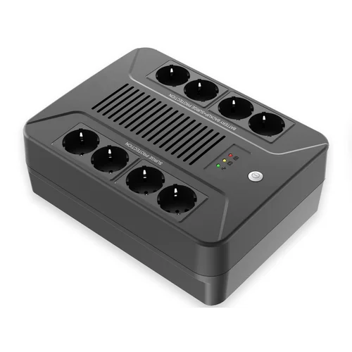 Источник бесперебойного питания Line-Interactive, 600 VA, LED, USB, 8 Schuko