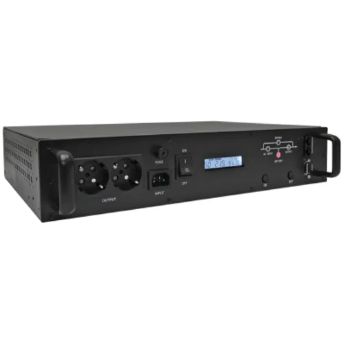 Источник бесперебойного питания Line-Interactive, 1000 VA, Rackmount LCD (чистый синус на выходе)