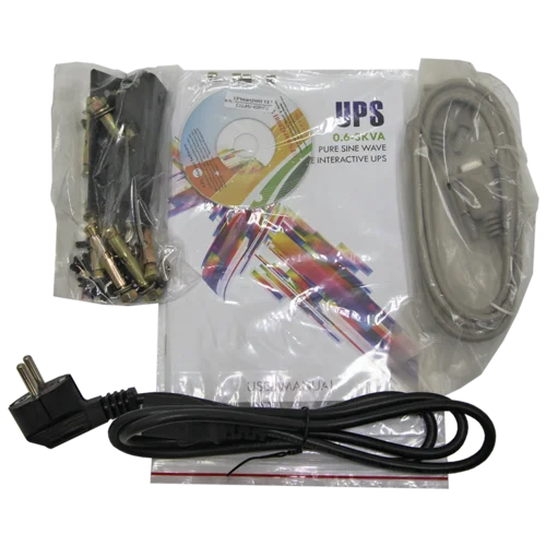 Источник бесперебойного питания Line-Interactive, 1000 VA, Rackmount LCD (чистый синус на выходе)