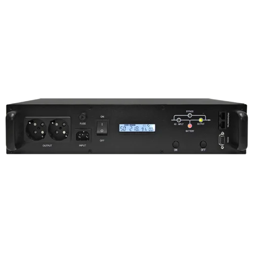 Источник бесперебойного питания Line-Interactive, 1000 VA, Rackmount LCD (чистый синус на выходе)