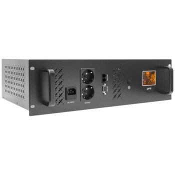 Источник бесперебойного питания Line-Interactive, 1000 VA, Rackmount LCD