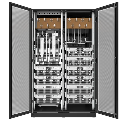 Шасси модульного источника бесперебойного питания он-лайн SNR серии SM 1000кВА (10 слотов для силовых модулей 100кВА), 3ф:3ф, 10.4"LCD, IP20