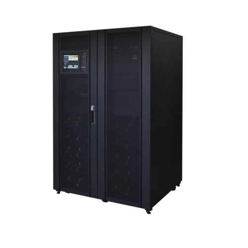 Шасси модульного источника бесперебойного питания он-лайн SNR серии SM 500кВА (10 слотов для силовых модулей 50кВА), 3ф:3ф (380-415В), 10.4"LCD, IP20
