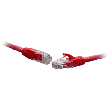 Коммутационный шнур U/UTP 4-х парный cat.5e 2.0м PVC standart красный