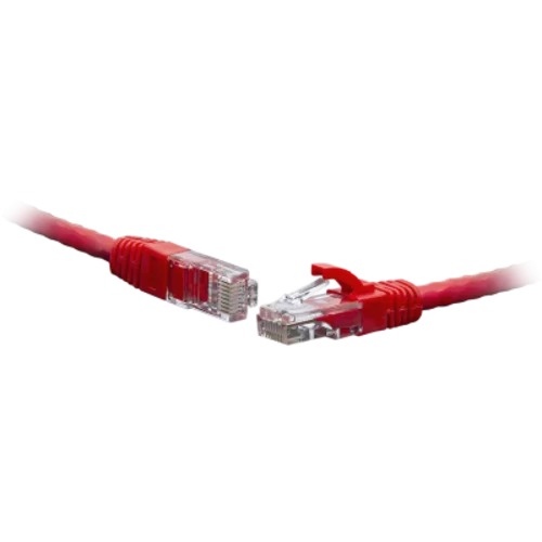 Коммутационный шнур U/UTP 4-х парный cat.5e 2.0м PVC standart красный