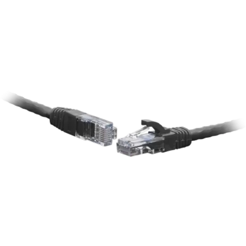 Коммутационный шнур U/UTP 4-х парный cat.6 1.5м PVC standart чёрный