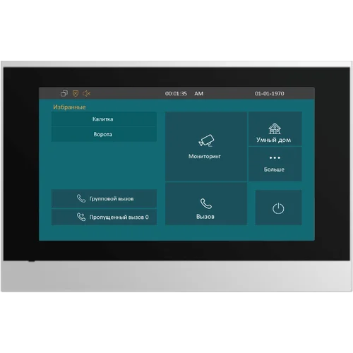 SIP монитор SNR-VDM1 с сенсорным экраном, POE 802.3af, 12V DC