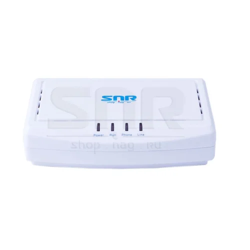 Шлюз VoIP SNR, 1 FXS, 1 PSTN-Passthrough, 2 RJ45, 1 SIP аккаунт