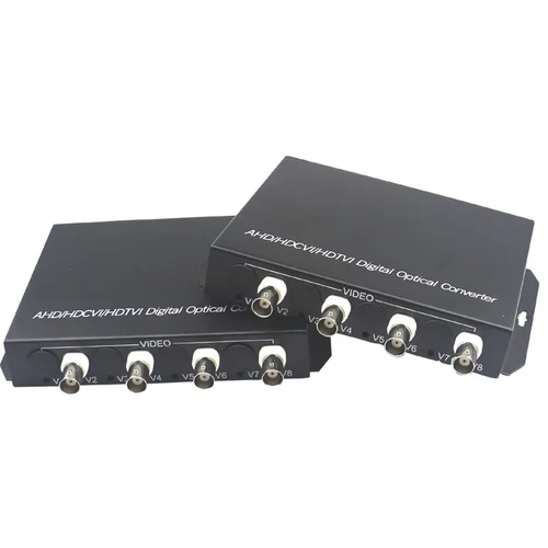 Передатчик видеосигнала SNR-VOE-4VHD-2PS оптический 4-канальный(пара) HD в комплекте с двумя БП 5 В