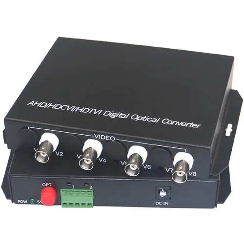 Передатчик видеосигнала SNR-VOE-4VHD-2PS оптический 4-канальный(пара) HD в комплекте с двумя БП 5 В