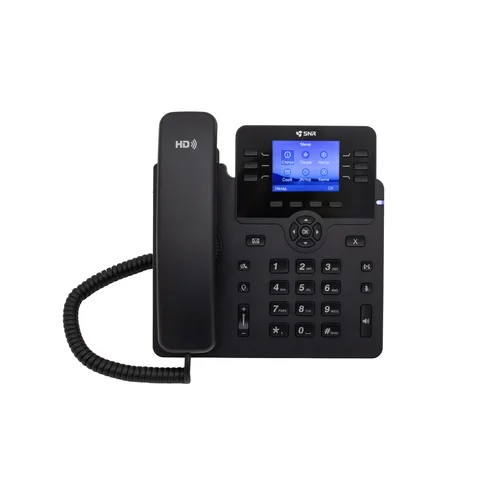 IP-телефон SNR-VP-76-CG-P, 6 SIP-аккаунта, цветной дисплей, GigE, PoE, без БП